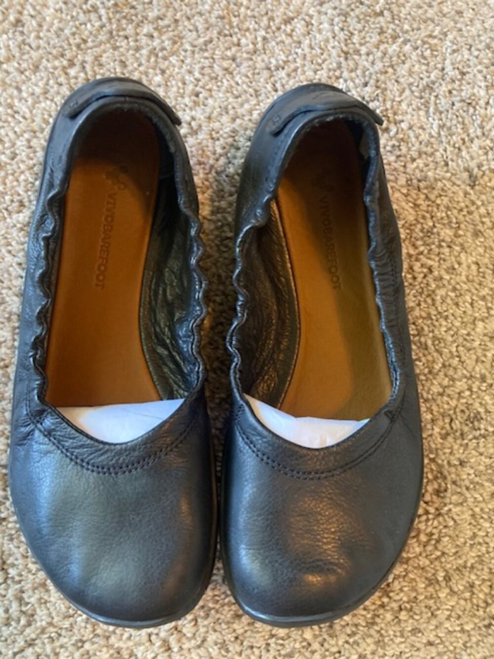 Vivo Barefoot Black Ballet Flats